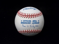 Autographed Orel Hershiser Official AL MLB Baseball