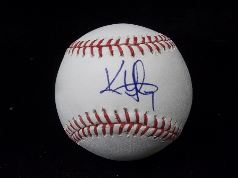 Autographed Kenny Lofton Official MLB Baseball