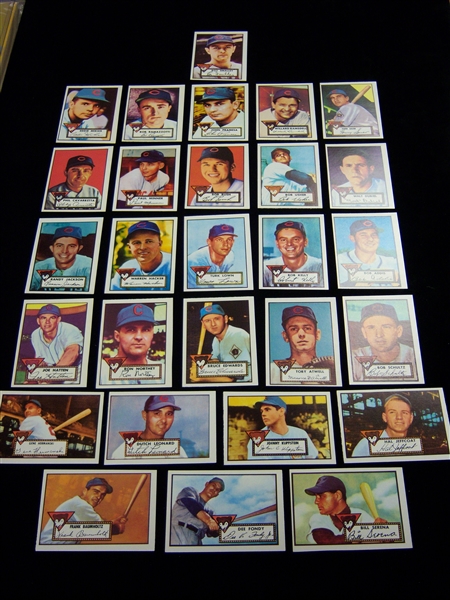 1983 Topps Chicago Cubs ’52 Topps Reprint Team Set of 28 Cards
