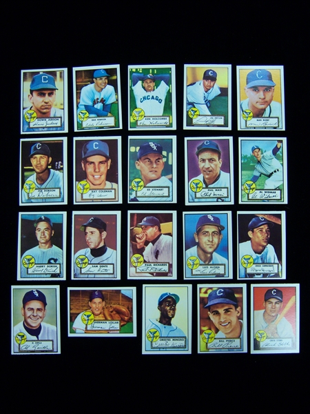 1983 Topps Chicago White Sox ’52 Topps Reprint Team Set of 20 Cards