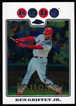 2008 Topps Chrome Bb- “National Convention” Parallel- #152 Ken Griffey Jr., Reds- Only 300 Made!