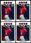 2008 Topps Chrome Bb- “National Convention” Parallel- Only 300 Made! #196 Joey Votto RC, Reds- 4 Cards