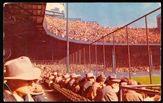 9/16/51 Postmarked Hiawatha Card Co. “D19, P1174- Game Time at Briggs Stadium” Chrome Postcard