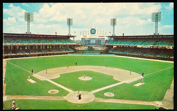 1964 Dexter Press “DT-80683-B White Sox Park- Home of the White Sox” Continental Chrome Postcard