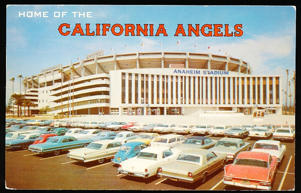H.S. Crocker Co, Inc. “GW-272A Home of the California Angels” Chrome Postcard