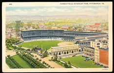Minsky Bros. & Co. “601, 5A-H230 Forbes Field, Schenley Park, Pittsburgh, PA.” Linen Postcard