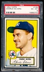 1952 Topps Baseball- #168 Charlie Silvera, Yankees- PSA Ex-Mt 6