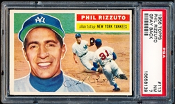 1956 Topps Baseball- #113 Phil Rizzuto, Yankees- PSA NM 7