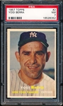 1957 Topps Baseball- #2 Yogi Berra, Yankees- PSA NM 7 