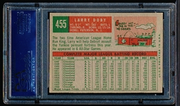 1959 Topps Baseball- #455 Larry Doby, Tigers- PSA Ex 5