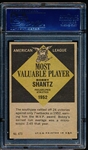 1961 Topps Baseball- #473 Bobby Shantz MVP- PSA Ex-Mt 6