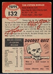 1953 Topps Baseball- #132 Tom Morgan, Yankees