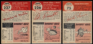 1953 Topps Baseball- 3 Diff