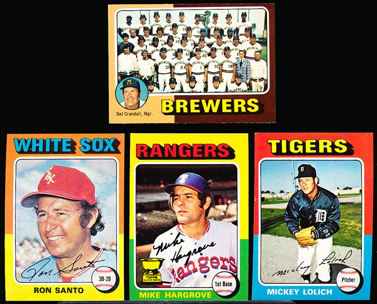1975 Topps Baseball- 90 Asst