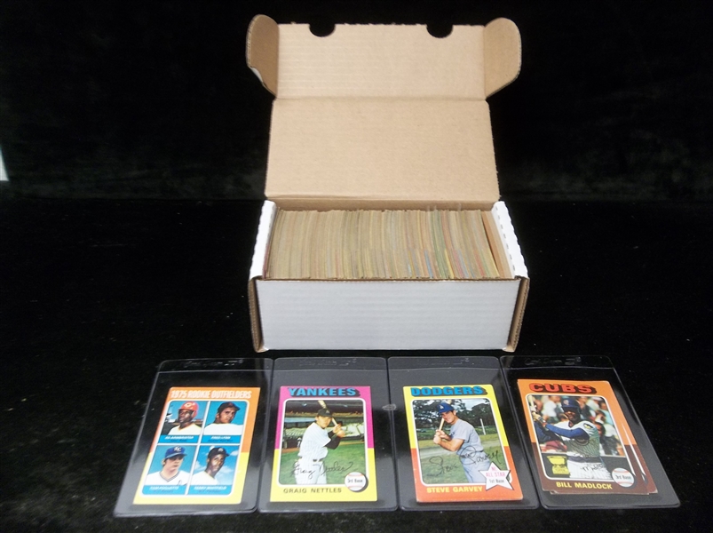 1975 Topps Baseball- 300 Asst
