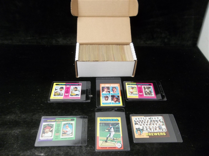 1975 Topps Baseball- 300 Asst