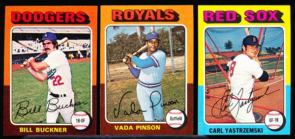 1975 Topps Baseball- 90 Cards