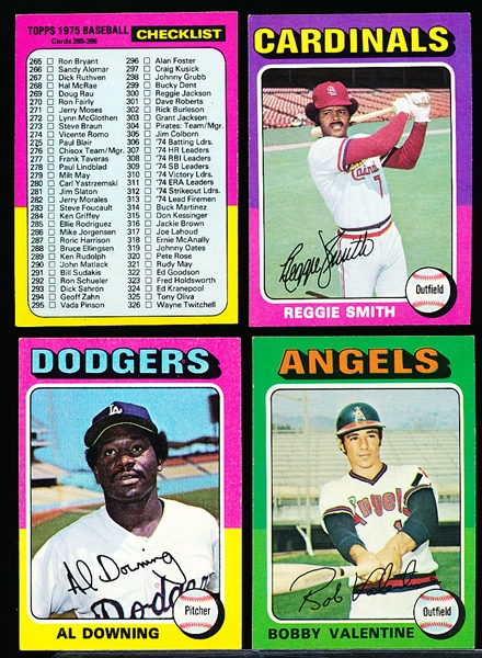 1975 Topps Baseball- 90 Cards