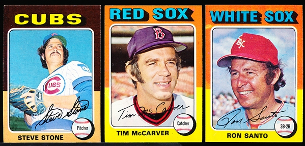1975 Topps Baseball- 90 Cards