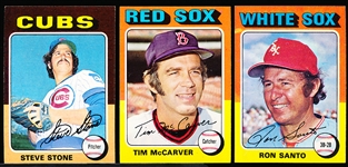 1975 Topps Baseball- 90 Cards