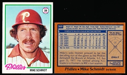 1978 Topps Bb- #360 Mike Schmidt, Phillies- 20 Cards