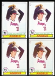 1979 Topps Bb- #115 Nolan Ryan, Angels- 4 Cards