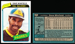 1980 Topps Bb- #230 Dave Winfield, Padres- 30 Cards