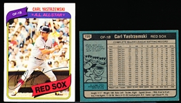 1980 Topps Bb- #720 Carl Yastrzemski, Red Sox- 30 Cards