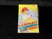 1981 Topps Baseball Sticker Unopened Box- 100 Unopened Packs