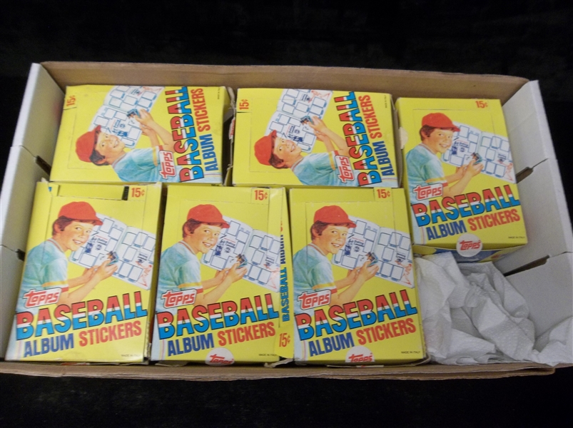 1981 Topps Baseball Stickers- Approx 500 Unopened Packs