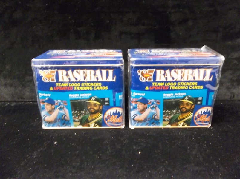 1987 Fleer Glossy Tin Update Sets- 2 Sets