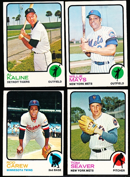 1973 Topps Bb- 4 Diff