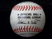 Autographed Ernie Banks Official NL MLB Baseball