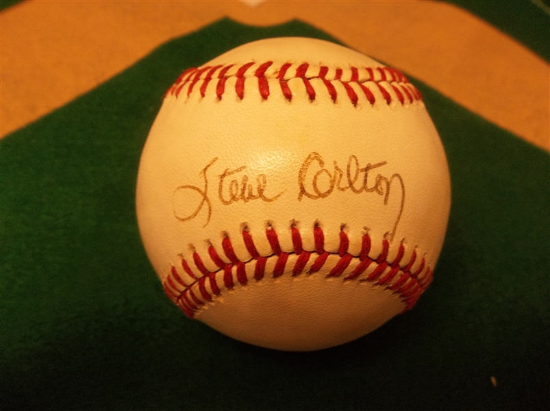 Autographed Steve Carlton Official NL MLB Baseball