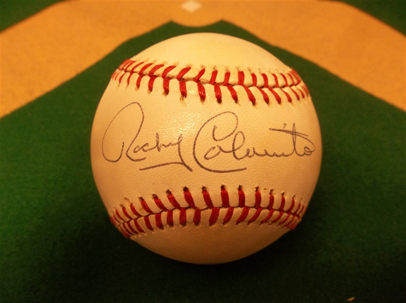 Autographed Rocky Colavito Official AL MLB Baseball
