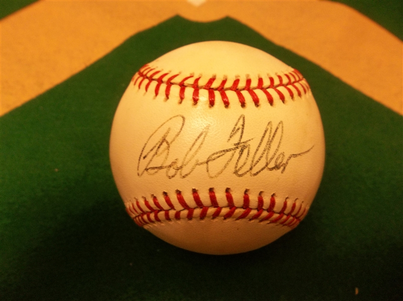 Autographed Bob Feller Official AL MLB Baseball