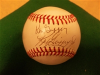  Autographed Ken Griffey & Ken Griffey, Jr. Official AL MLB Baseball