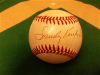 Autographed Sandy Koufax Official NL MLB Baseball