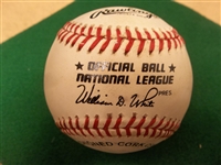 Autographed Al Oliver Official NL MLB Baseball