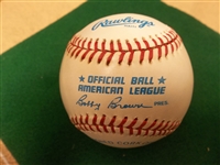 Autographed Jimmy Piersall Official AL MLB Baseball