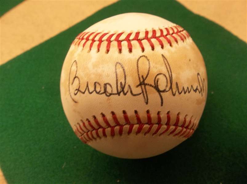 Autographed Brooks Robinson Official AL MLB Baseball