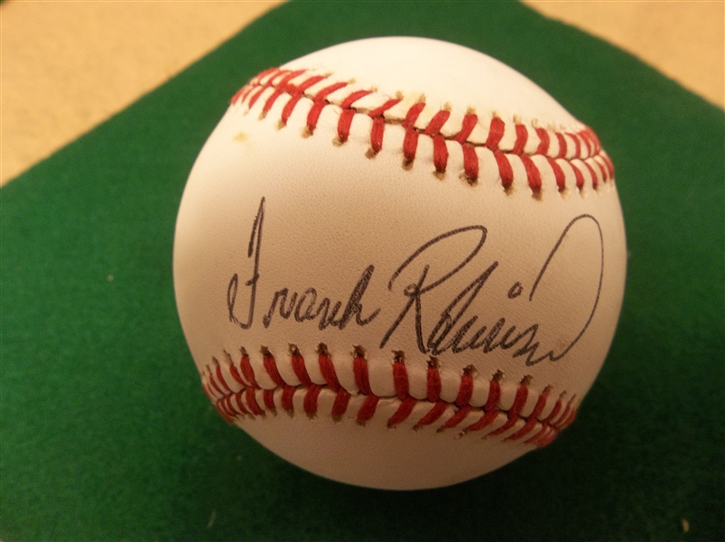 Autographed Frank Robinson Official AL MLB Baseball