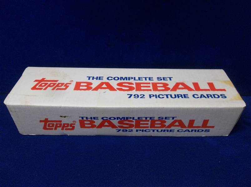 1987 Topps Bsbl.- 1 Complete Hobby White Box Set of 792 Cards