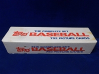 1987 Topps Bsbl.- 1 Complete Hobby White Box Set of 792 Cards