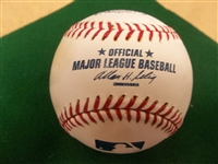 Autographed Manny Acta Official MLB Baseball