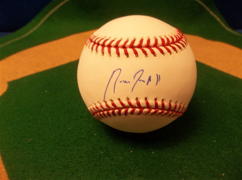 Autographed Jose Ramirez, Indians Infielder- Official MLB Baseball