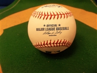 Autographed Carlos Santana Official MLB Baseball