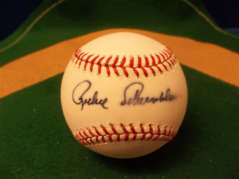 Autographed Richie Scheinblum Official MLB Baseball