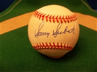 Autographed Sonny Siebert Official AL Baseball