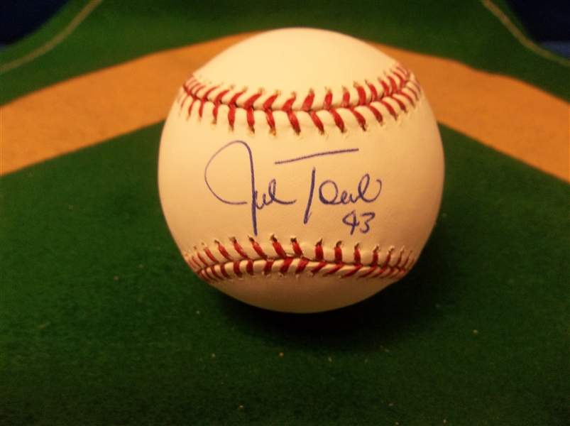 Autographed Josh Tomlin Official MLB Baseball